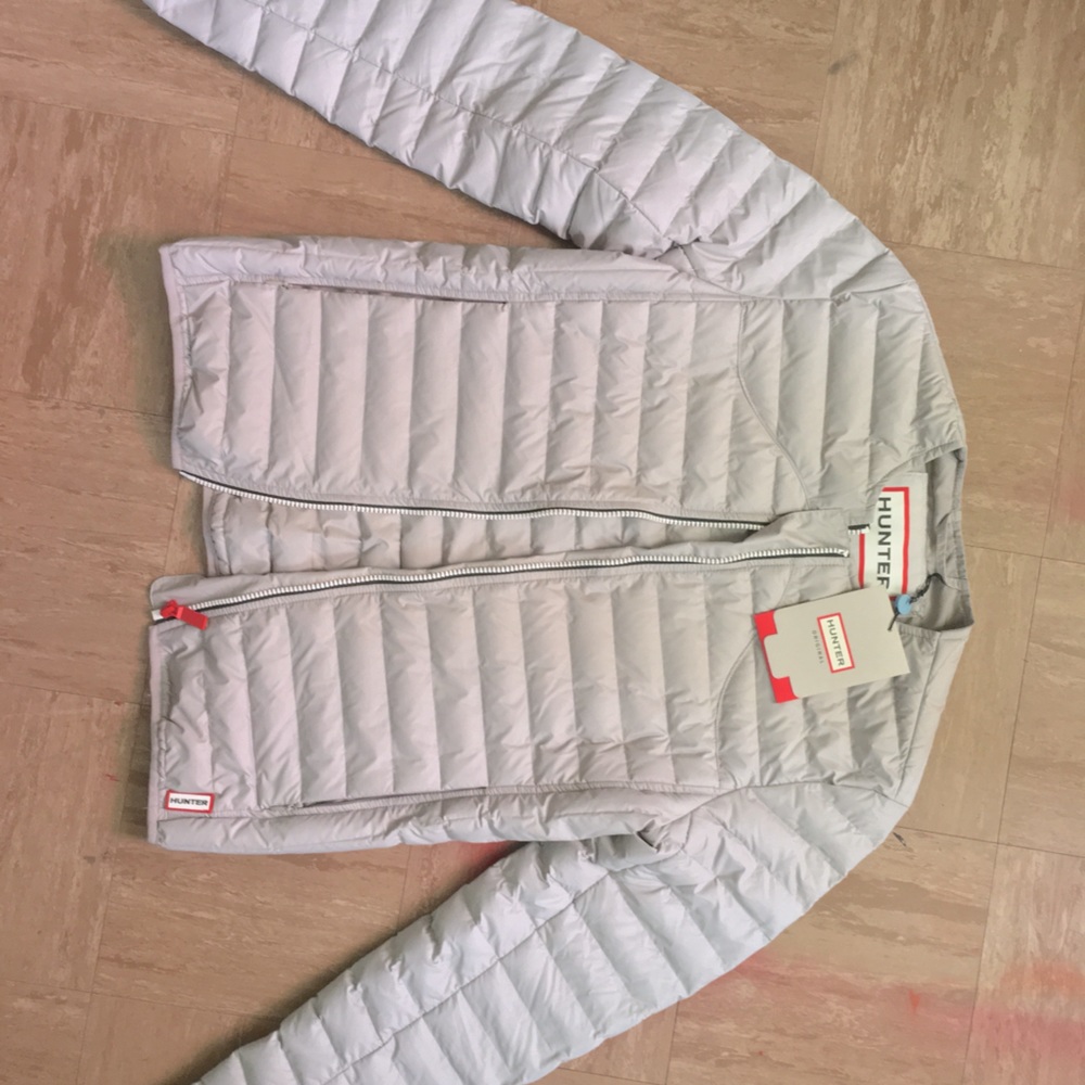 NWT HUNTER GRAY W ORI R MIDLAYER JACKET S